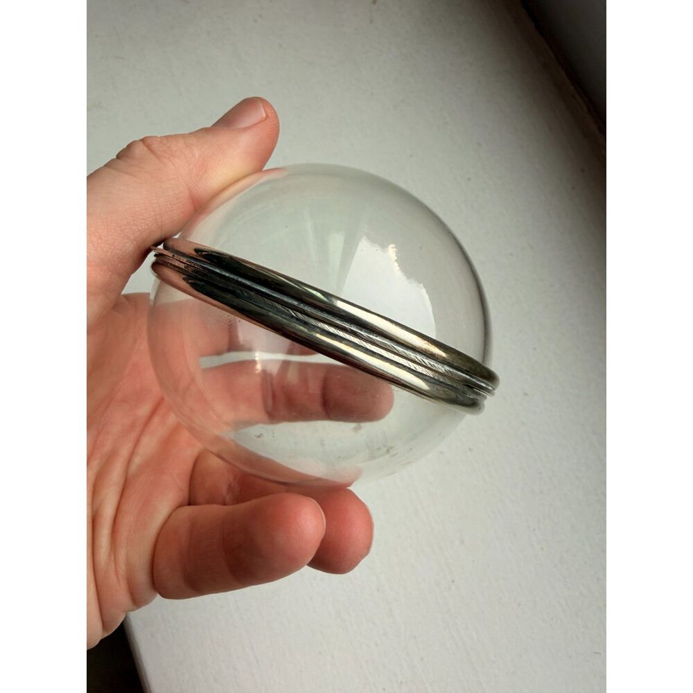 Rare Gucci Clear hinged Egg Box - 1970s Mod Futuristic